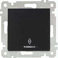 RİTA MEK TUŞ IŞIKLI VAVİEN (220V)(VİDALI) SİYAH 1